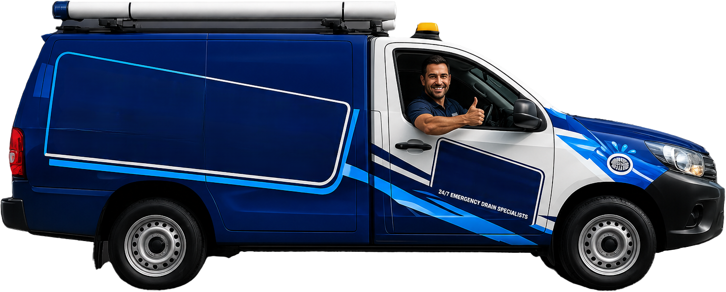 Roseville Blocked Drains service van