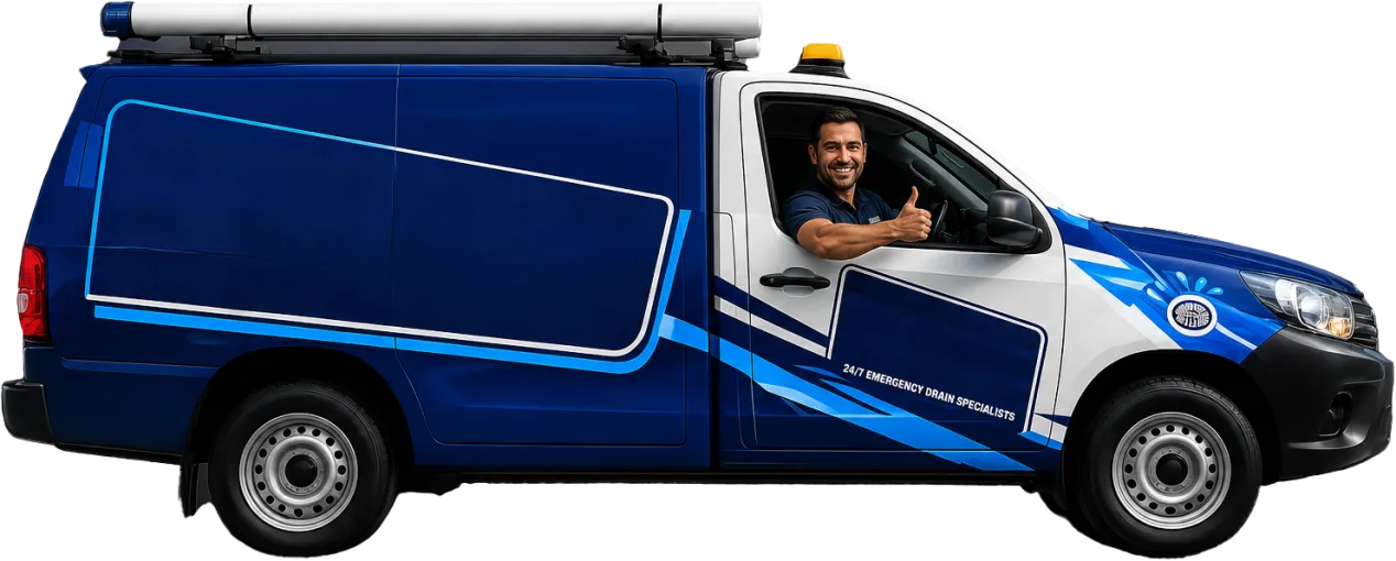 Service van on its way to a Roseville job